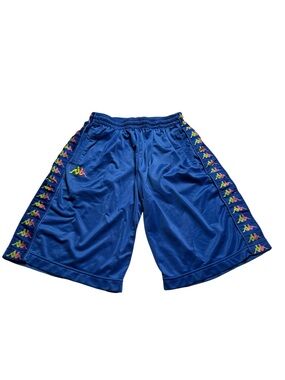 Kappa 222 Banda Laramie Shorts Omini Logo Tape Blue Men’s Sz L (European)